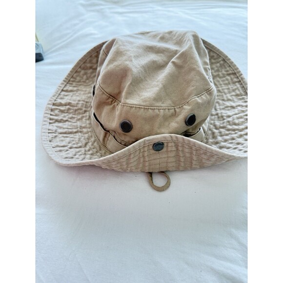 Budweiser Bucket Hat Men Tan Snaps Vented Fishing Beach Beer Drinking Hiking - Picture 6 of 9